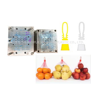 Frutas desechables de sellado de plástico Bolsa de compras Bolsa de bloqueo de clip de inyección de inyección