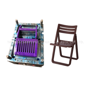 Silla plegable plástico moderno molde de inyección de asiento de asiento sin brazo plegable