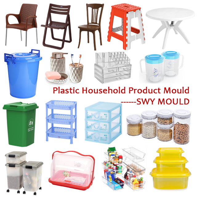 Molde de productos para el hogar plástico