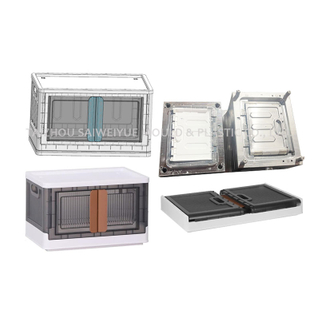 Molde de inyección de caja plegable de plástico