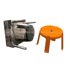 Plástico nuevo diseño de muebles para comer mesa de bocadillo de medianoche molde de inyección de escritorio