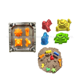 Baby Playing Clay Plastic Model Kids Sandbeach Toys Molde de inyección