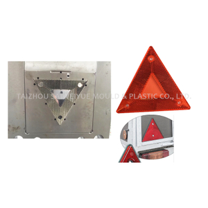Seguridad trasero trasero remolque camión triángulo plástico triangular molde de inyección