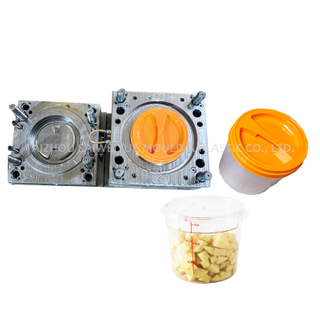Plástico para el recipiente de alimentos de alimentos molde de inyección de tapa redonda