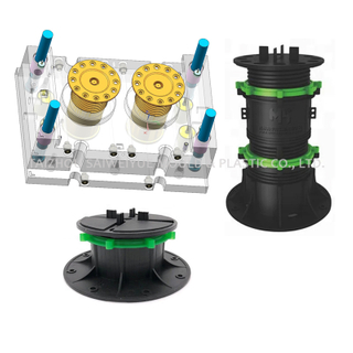 Pisos elevados de soporte de altura de la base de la base del molde de inyección de pedestal de plástico ajustable