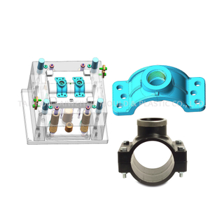 Tope sillle tubería hdpe plástica agua de gasolina de gasolina de toe moldeador de inyección
