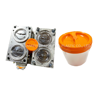 PP Cubierta de cubo de la casa Container de plástico SELER SELLO Molde de inyección de la tapa