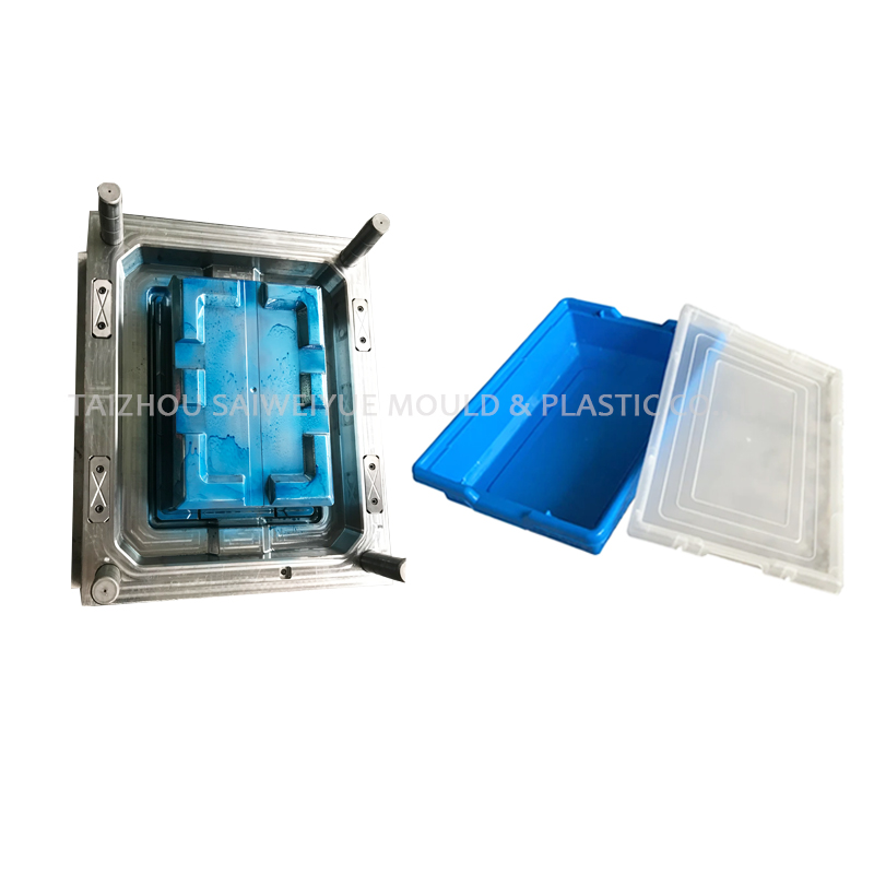 Caja de plástico para archivos de papel con molde de inyección de cubierta para oficina