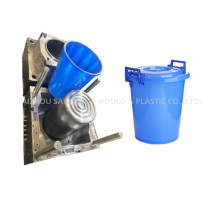 Gran plástico de plástico cubo de agua plástico120l molde de inyección